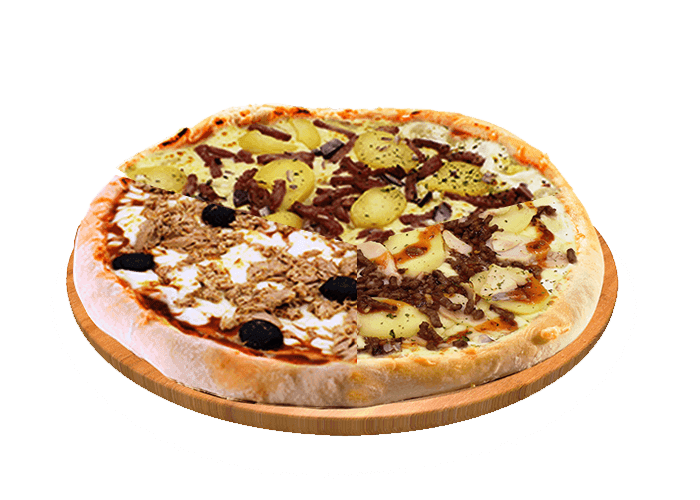 Personnalisez votre pizza en choisissant 3 tiers.